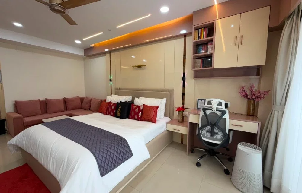 One-Bedroom Executive Apartment in Kolkata at Nestıng Nook One-Bedroom Executive Apartment in Kolkata at Nestıng Nook